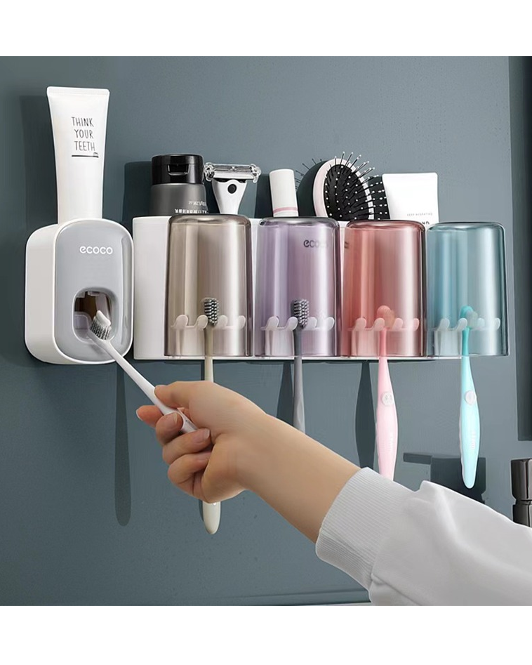 Wall Mount Toothbrush Holder Set Main image