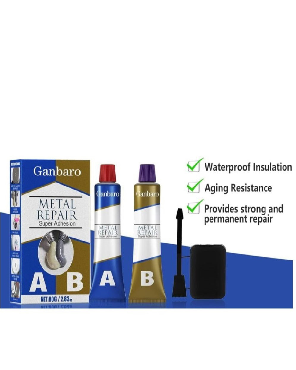 Metal Repair Super Paste Adhesive Gel Secondary image