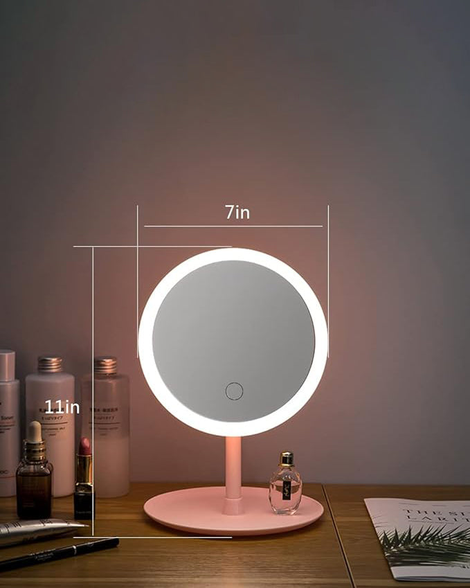 Folding Travel Makeup LED Mirror Secondary image