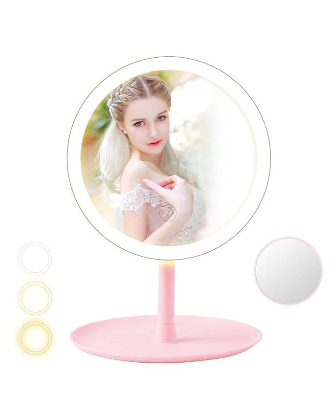 Folding Travel Makeup LED Mirror Main image
