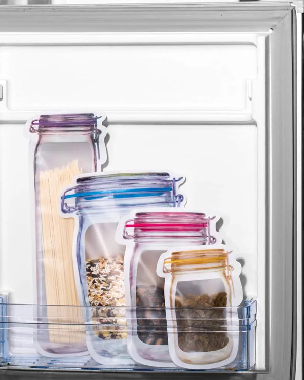 Jar Shape Zipper Bag  Set Of 3 Secondary image