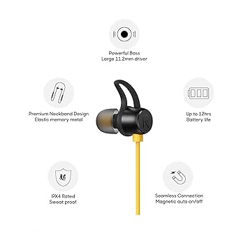 Wireless Bluetooth Neckband - Headset Secondary image
