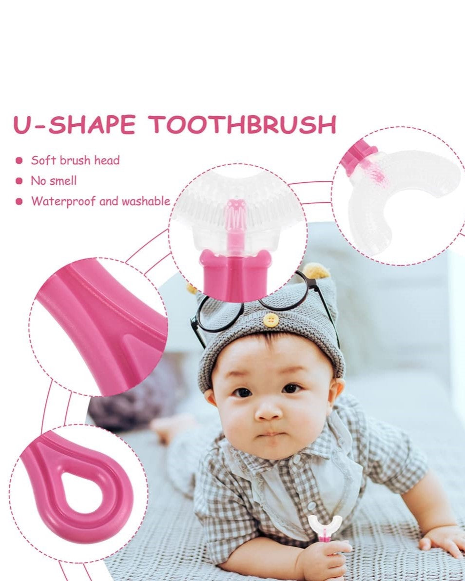 U Shaped Silicone Tooth Brush for Babies Secondary image