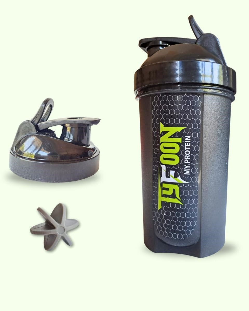 ZORDIK Protein Shaker |Sipper Bottle 500ml (Black) Main image