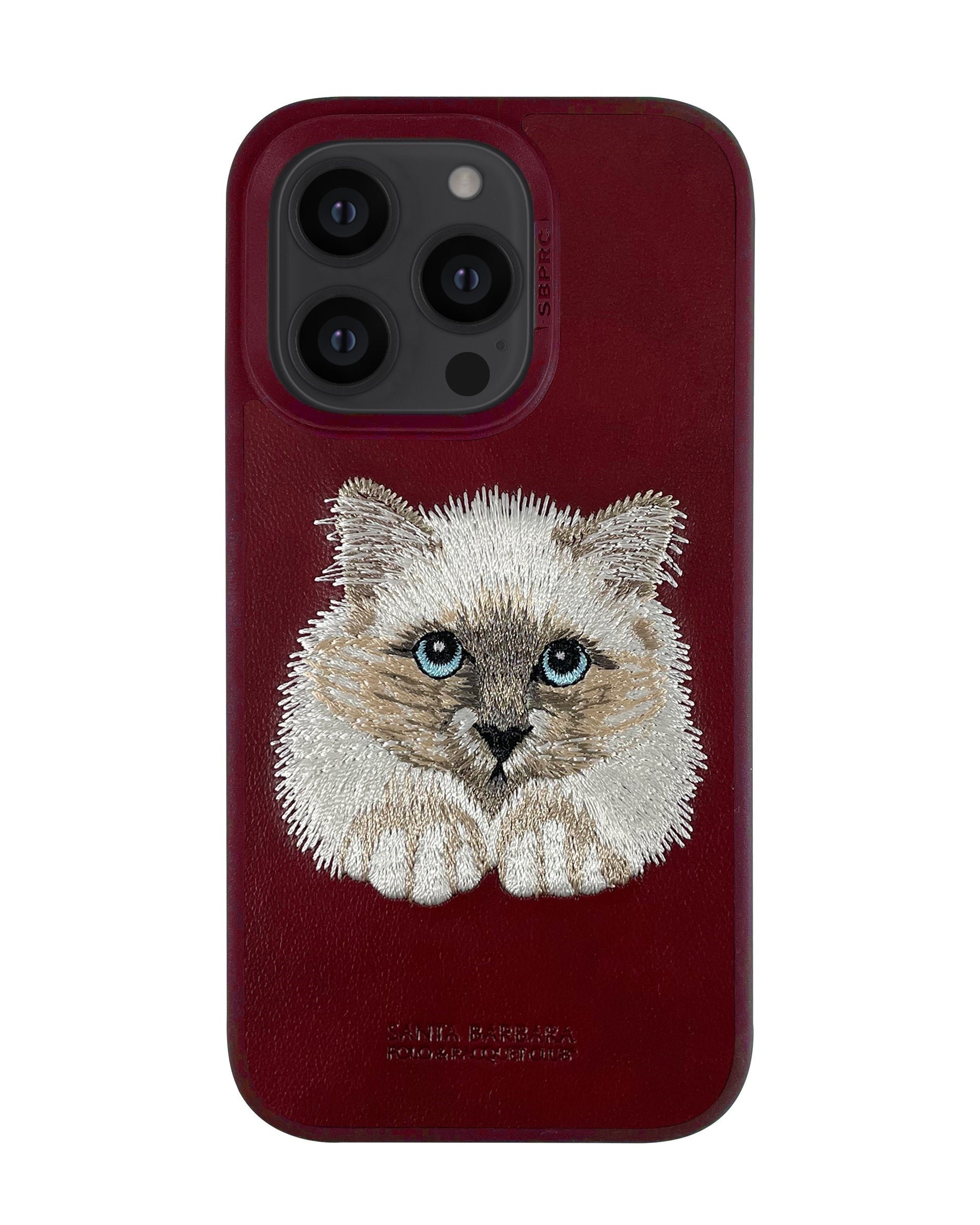 Santa Barbara Polo - Creta Collection iPhone 14 Max Leather Case 'Cat' (Original) Main image