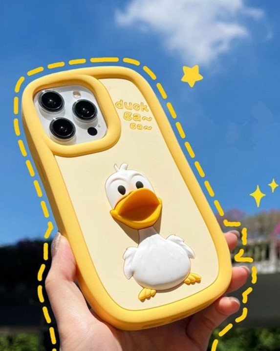 3D Cute Duck - iPhone Mobile Cover Case Secondary image