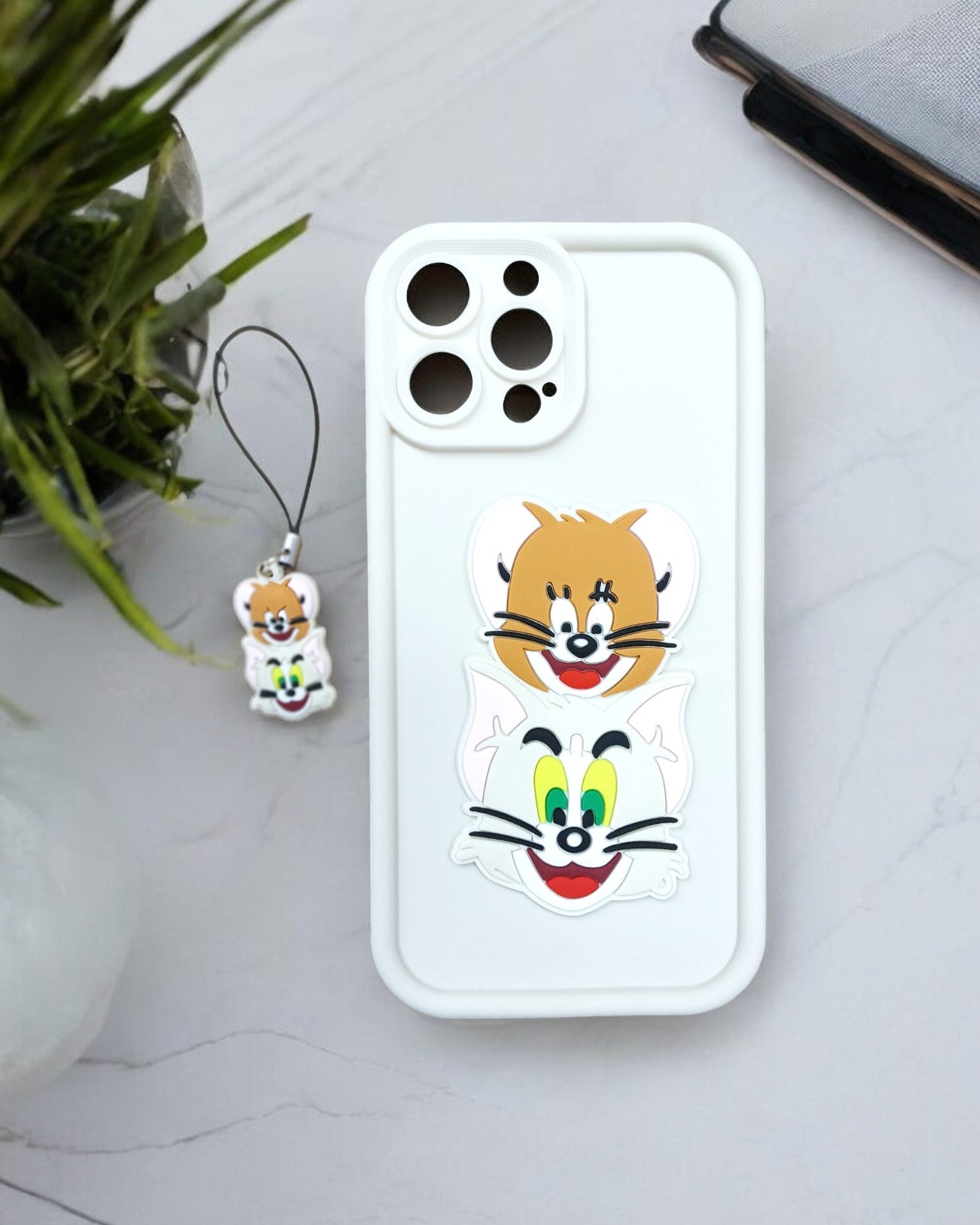3D Tom and Jerry II - iPhone Mobile Cover Case Secondary image