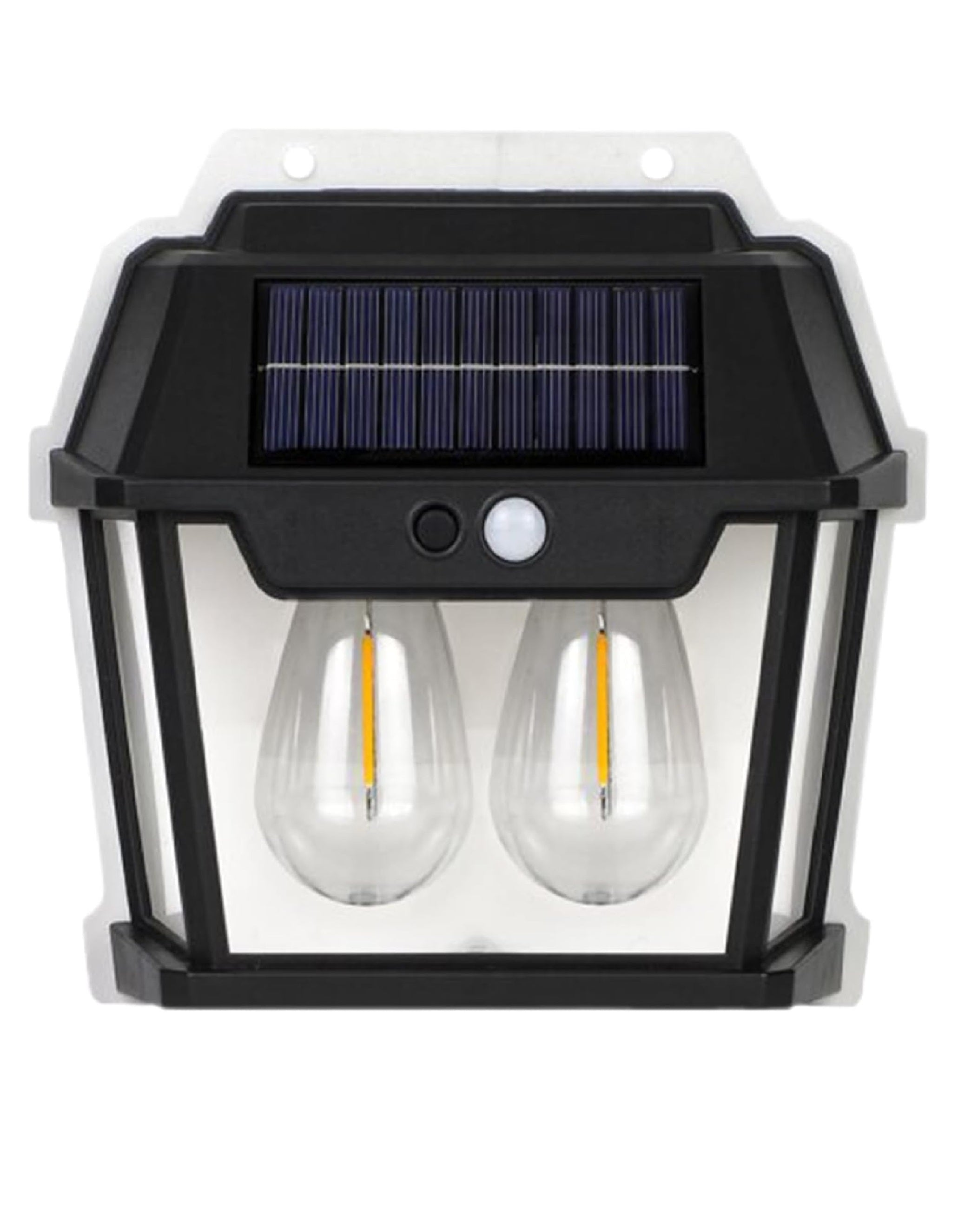 Dual Bulb Solar Interaction Outdoor Wall Lamp