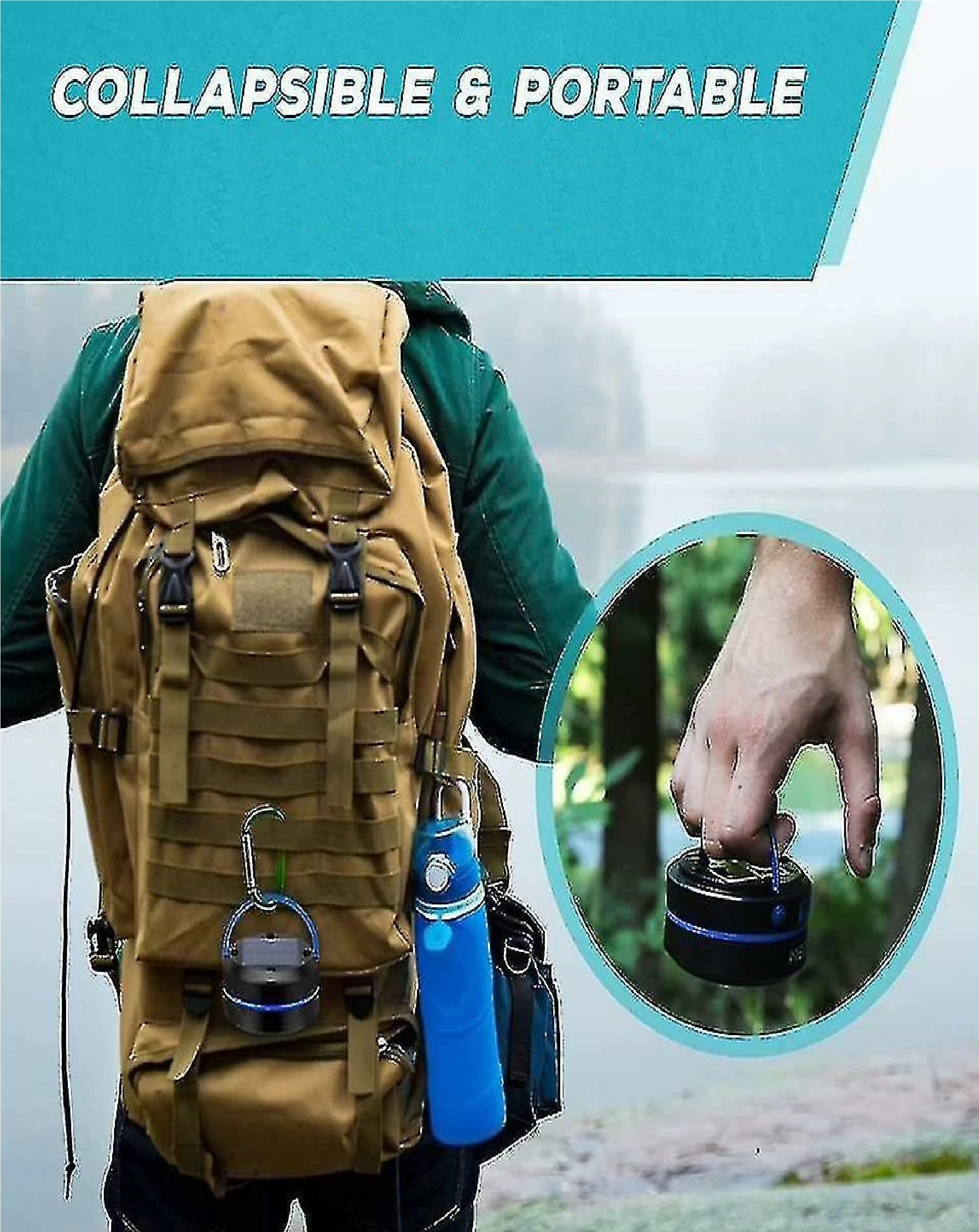 Solar Emergency Camp Light