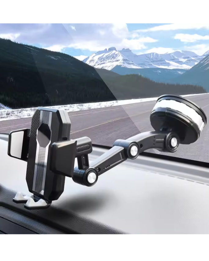 Universal Dashboard Windshield Adjustable Mobile Holder Secondary image