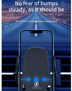 Smart Sensor Car Mobile Holder with Wireless Charger