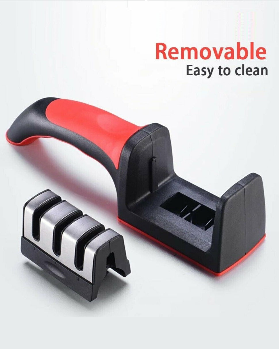 Manual Knife Sharpener Tool - 3 Stages